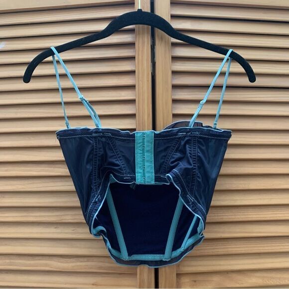 Urban Outfitters Blue Corset Size Medium - Picture 4 of 5